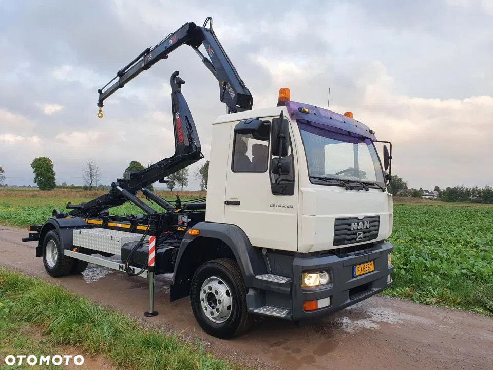 MAN LE 14.220 MULTILIFT HNK 10t + HIAB 088